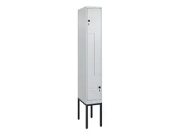 Z-garderobekast,HxBxD 2120x300x500mm,vak B 150/300mm,draaigrendel