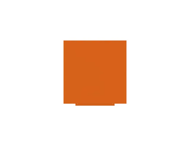 Tableau blanc Rocada Skincolour 100x100cm orange laqué