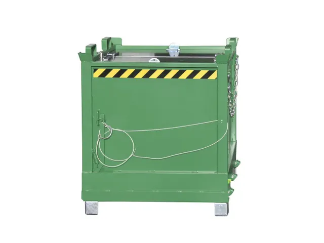 benne à fond ouvrant HxLxl 1445x1040x1845mm 2m³ Œillets de grue