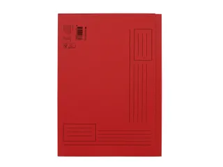 Vouwmap Quantore A4 ongelijke zijde 230gr rood - 3
