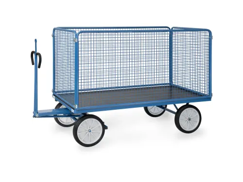 Handtrekwagen Trekoog 6446vz 1250kg 2000x1000mm Draadgaas Rubber