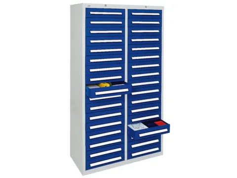 ladekast,HxBxD 1800x1000x500mm,34lade(n),centr. vergrendeling