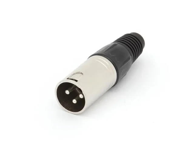 Mannelijke 3P Xlr Plug - Vernikkeld