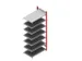 rayonnage pour classeurs rayonnage suivant HxlxP 2350x1010x635mm