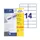 Etiket Avery Zweckform 3653-200 105x42.3mm wit 2800stuks