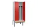 locker voor scheiding van kleding,HxBxD 2120x800x815mm,2vak
