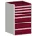 ladekast HxBxD 1000x650x650mm 7laden front RAL7035 front RAL3004