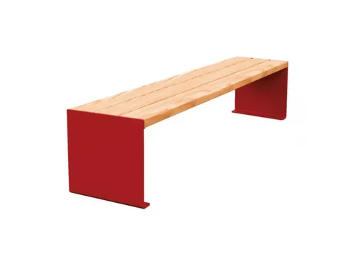 zitbank,B 1800mm,3latten,hout-zitting licht eikenhout,zitting H 450mm