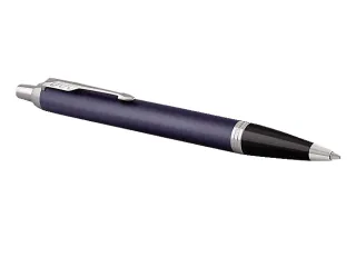 Balpen Parker IM Blue Lacquer CT Medium Blauwe inkt - 6