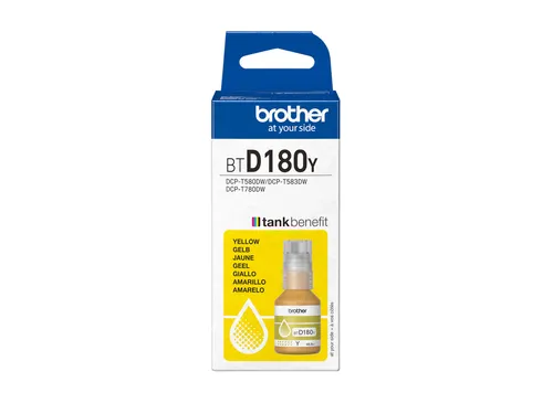 Navulinkt Brother BT-D180Y geel
