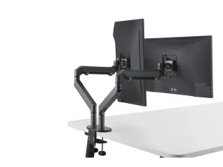 Jamy multifunctionele dubbele monitorarm metaal zwart - 3