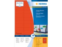 Herma 4545 Gekleurde Etiketten 45.7x21.2mm Rood permanent