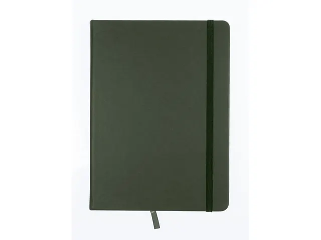 Schetsboek Kangaro A5 forest green PU HC 80 vel 140gr roomwit met elas