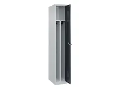 locker voor scheiding van kleding,HxBxD 1850x300x500mm,1vak