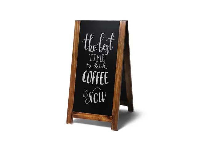 Krijtstoepbord Natura Antiek 59x116cm Dubbelzijdig