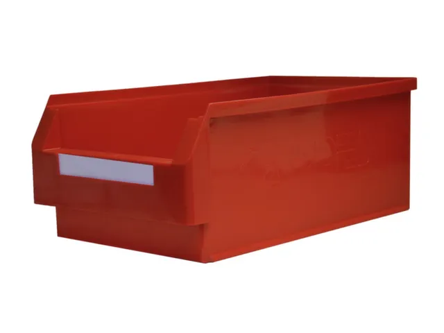 Magazijnbakken Pe Hxbxt 200X300X500/450Mm Rood