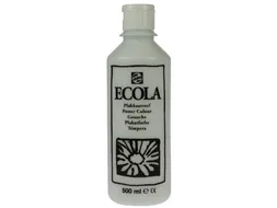Plakkaatverf Ecola Flacon van 500 ml Wit