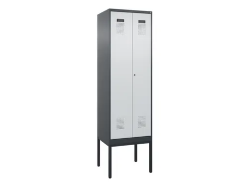 locker voor scheiding van kleding,HxBxD 2120x600x500mm,2vak