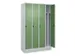 locker voor scheiding van kleding,HxBxD 1950x1200x500mm,4vak
