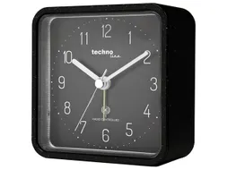 Wekker Technoline WT 775 91x91x40mm zwart analoog