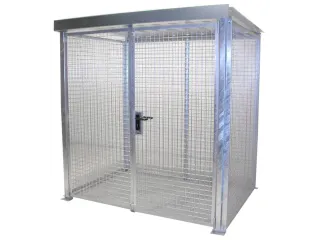Gasflessendepot Voor 48 Gasflessen 2180x2100x1500mm Staal/draadgaas - 1