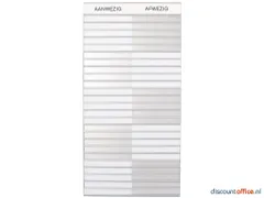 In-uit Bord 45 Namen Magnetisch Aan/afwezigheidsbord Groot Wit