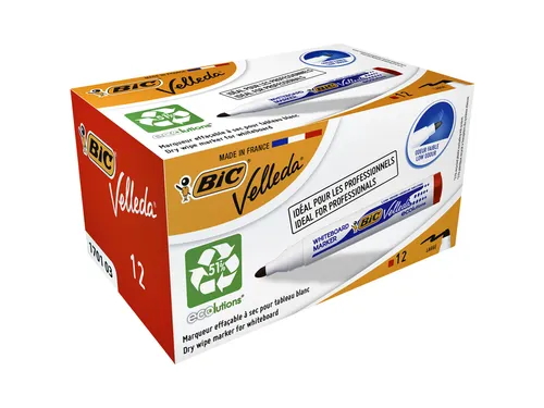 Viltstift Bic Velleda 1701 whiteboard rond large rood