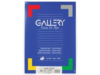 Gallery Witte Etiketten 48.9x29.6 mm Rechte Hoeken - 1