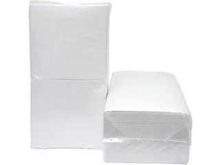 Servetten 33x33 cm 1-laags wit 9 x 500 stuks - 1