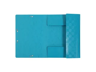 Elastomap A4 3 Kleppen Gelamineerd Glanskarton 600gr Assorti - 9