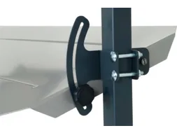 schuin legbord,v. paktafel,BxD 1630x450mm,draagverm. 50kg,afrolrand