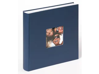Fotoalbum walther design Fun 30x30cm 50vel blauw - 1