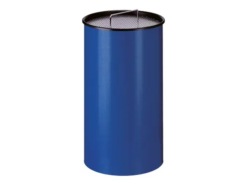Ronde Zandasbak Blauw 50 liter