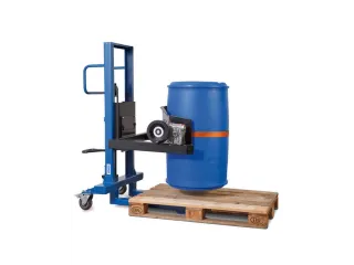 Verrijdbare Vatenheffer,Draagverm. 300Kg,Grijpsysteem M. Prismabekken - 3