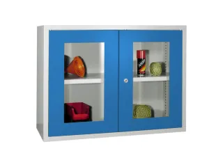Hangkast 600x800x300mm Achterwand Glad Ral 7035 Front Ral 5012 - 1