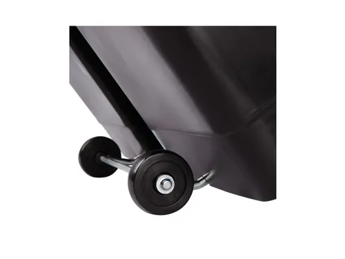 Slim Jim Step On container Front Step kunststof 90 liter Zwart