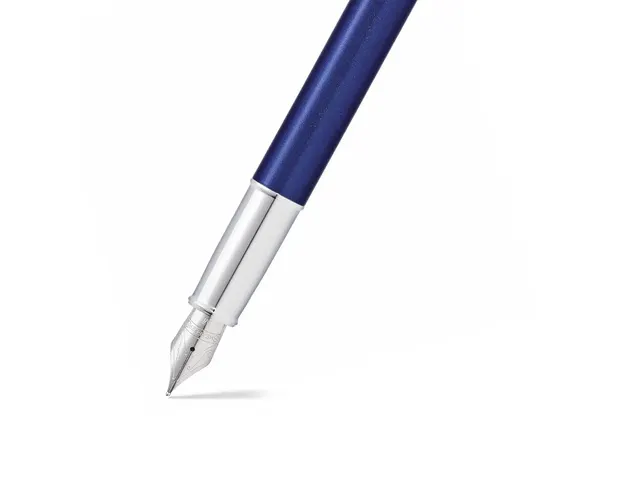 Vulpen SHEAFFER 100 E9339 M Glossy blue lacquer chrome plated