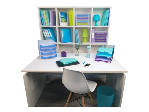 ECOBIN Papiermand 15 L turkoois transp.