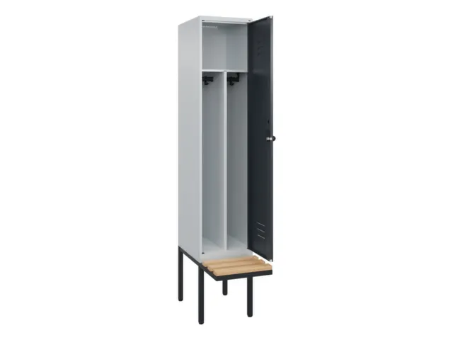 locker voor scheiding van kleding,HxBxD 2120x400x815mm,1vak