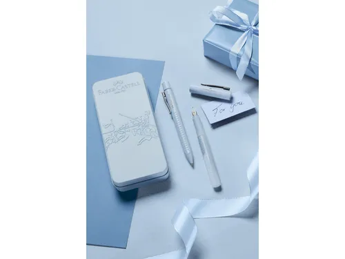 Balpen en Vulpen Faber-Castell Grip 2010 Harmony sky blue in gift- box