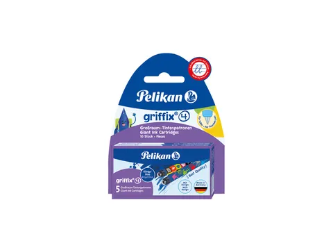Inktpatroon Pelikan Griffix blauw op blister