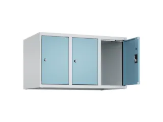 opzetkast,v. locker,3vak.,vak B 300mm,HxBxD 500x900x500mm,cilinderslot - 1