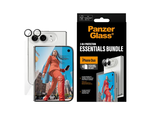 PanzerGlass PG06532, Apple, iPhone Duo, Krasbestendig, Transparant, 2