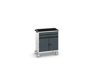gereedschapswagen,HxBxD 965x800x550mm,4-voet/4wielen - 1