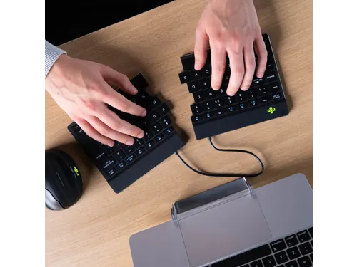 Ergonomisch toetsenbord R-Go Split Break met pauzesoftware, gesplitst