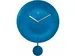 Wandklok nXt Bowl Ø 30cm turquoise streepaanduiding