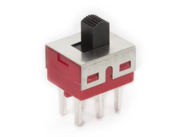 Schuifschakelaar 2P On-On - Pcb Montage