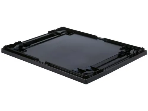 Oplegdeksel Voor Stapelbare Maxi-Containers 210x 800x 600mm Zwart