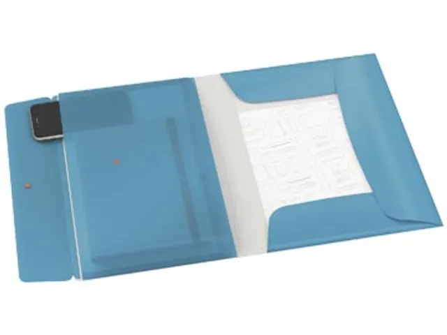 Cosy elastomap 3 kleppen opbergvak drukknoppsluit