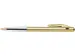 Stylo bille Bic M10 Shine or et argent